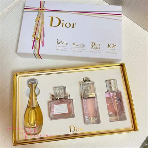 christian dior perfume set for women|christian dior perfume sampler set.